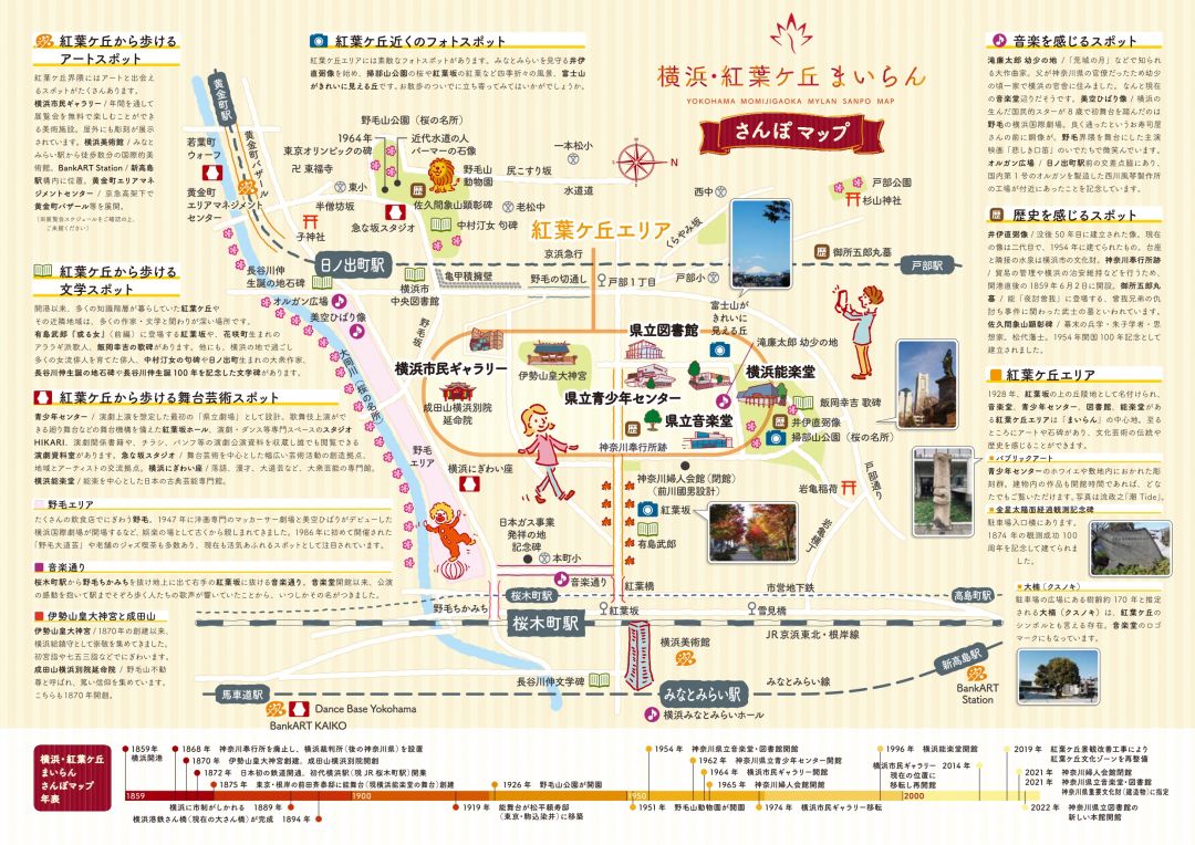 横浜・紅葉ケ丘まいらん 春祭り｜神奈川県立音楽堂